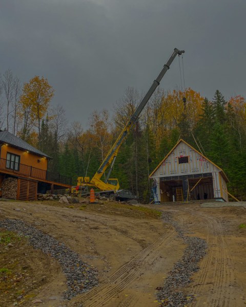 location de grue Laurentides